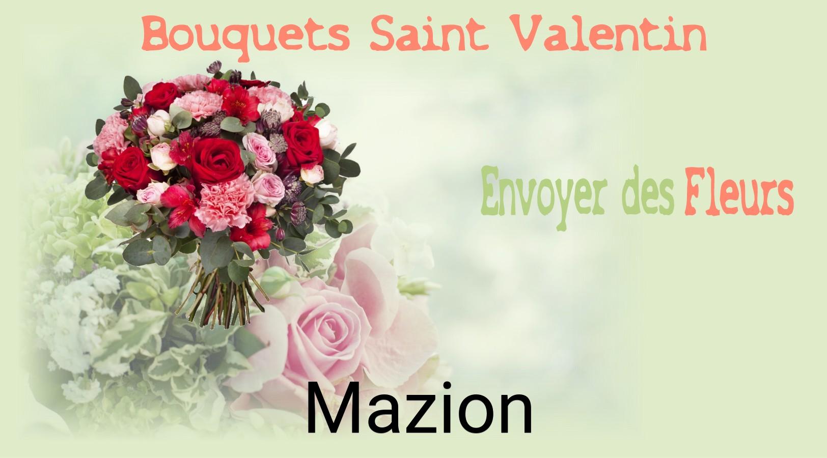 Roses de Saint-Valentin livrées à Mazion